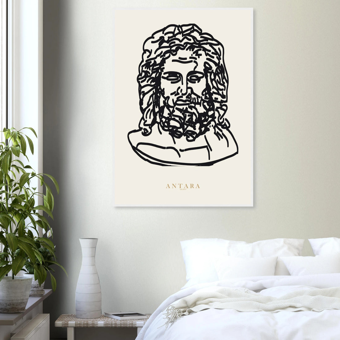 Zeus, In Line Framed Print