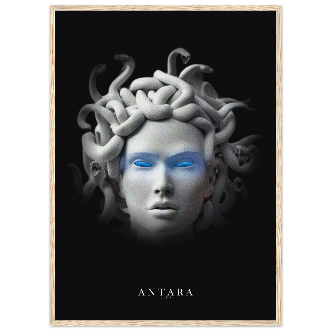 The Gorgon's Gaze Framed Print