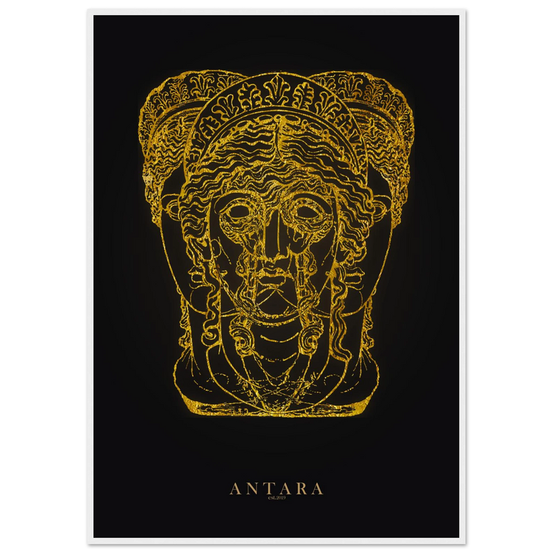 Hecate in Gold Framed Print