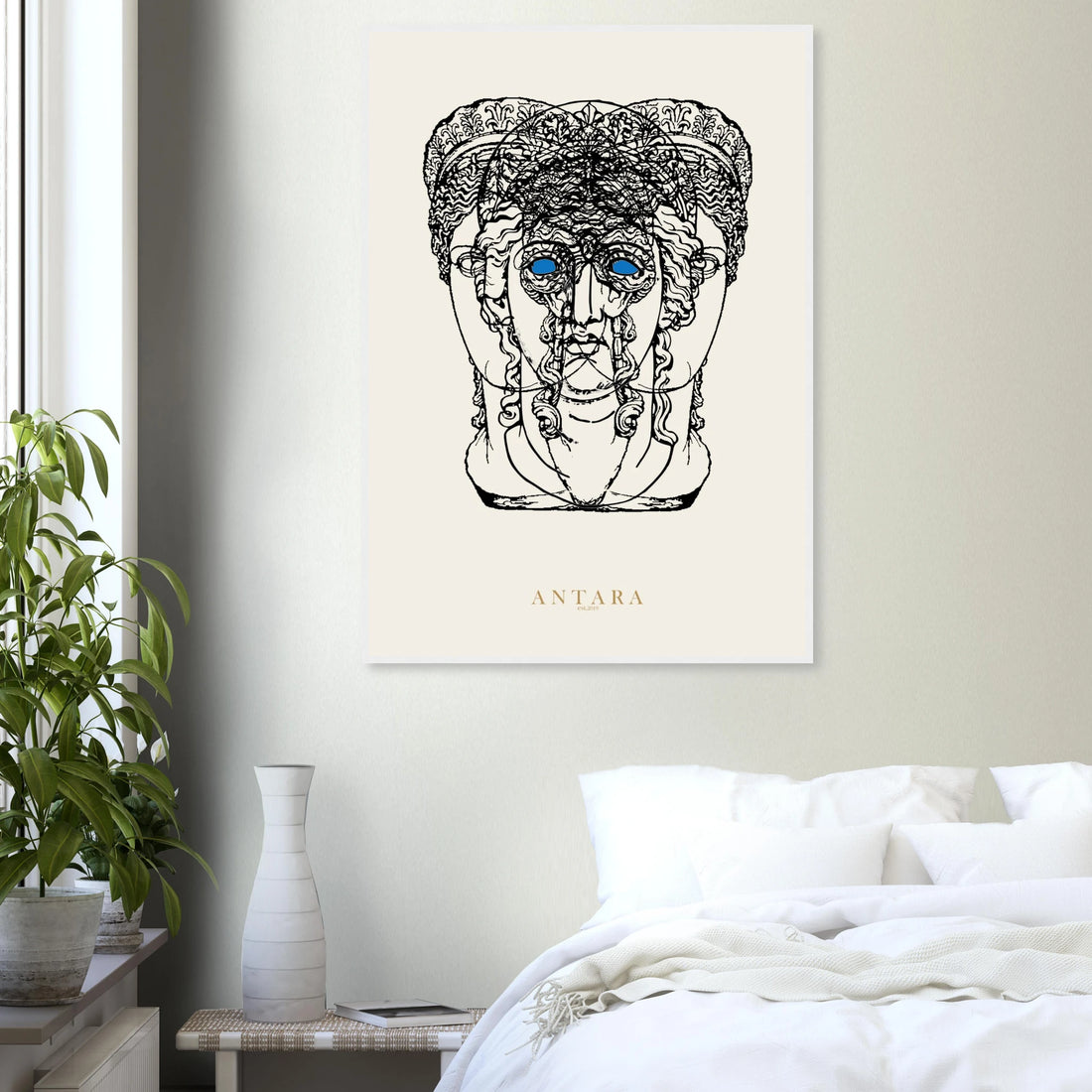 Hecate, Three Faces Framed Print