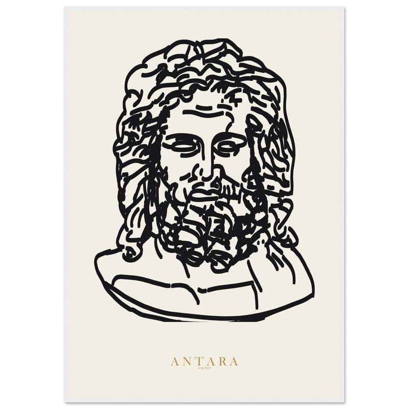 Zeus, In Line Framed Print
