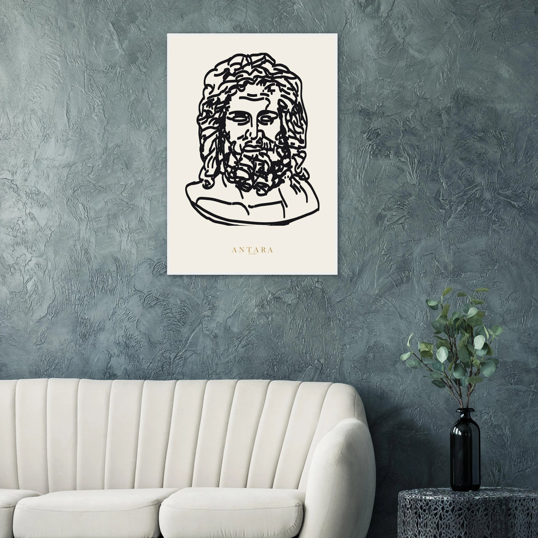 Zeus, In Line Framed Print