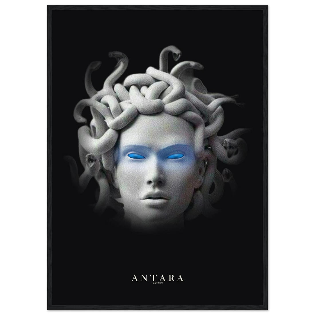 The Gorgon's Gaze Framed Print