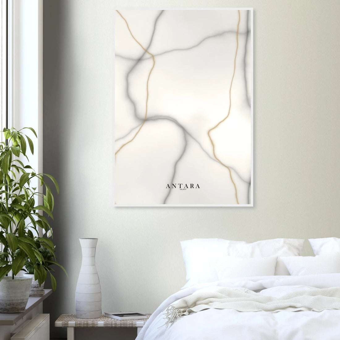 Parian Marble Framed Print