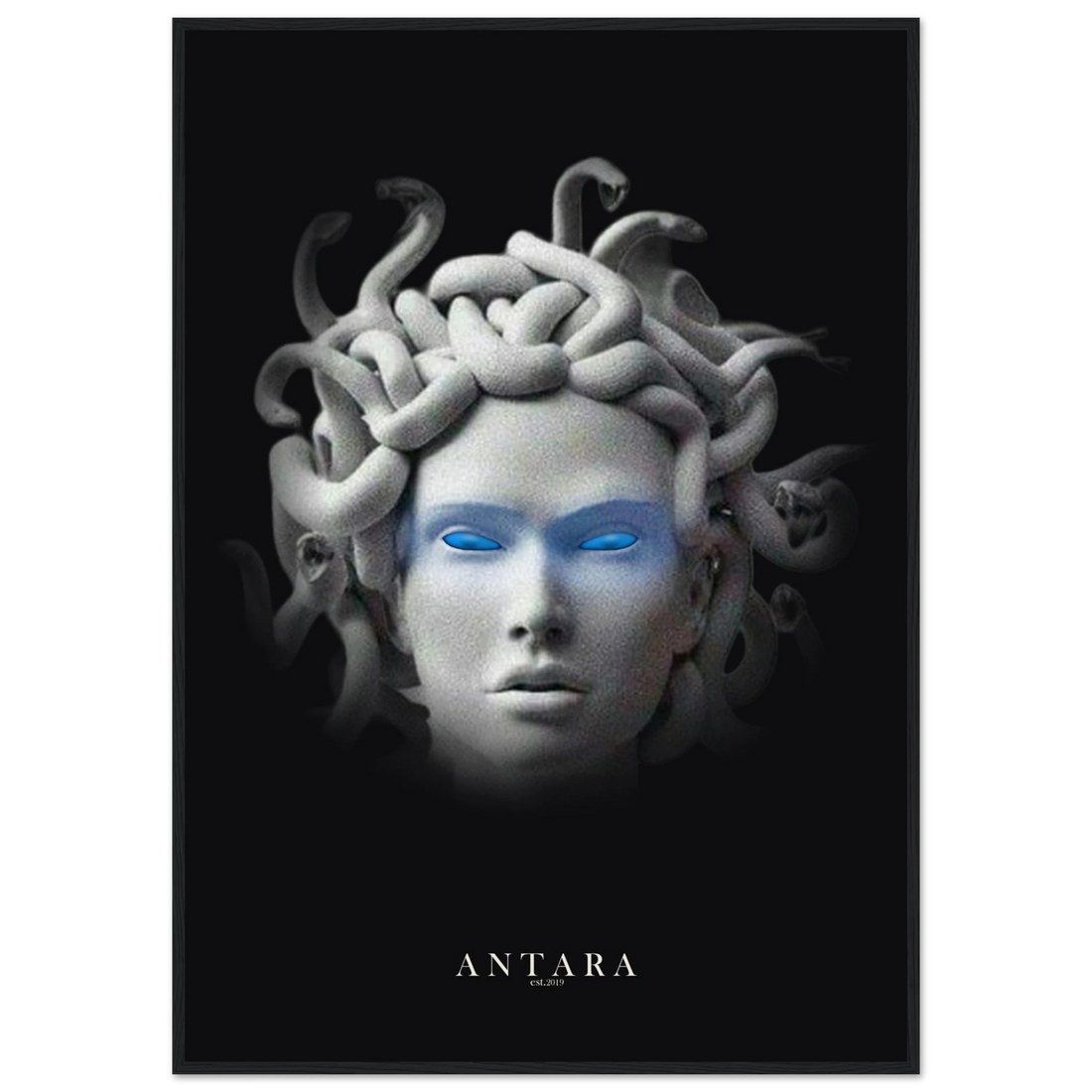 The Gorgon's Gaze Framed Print