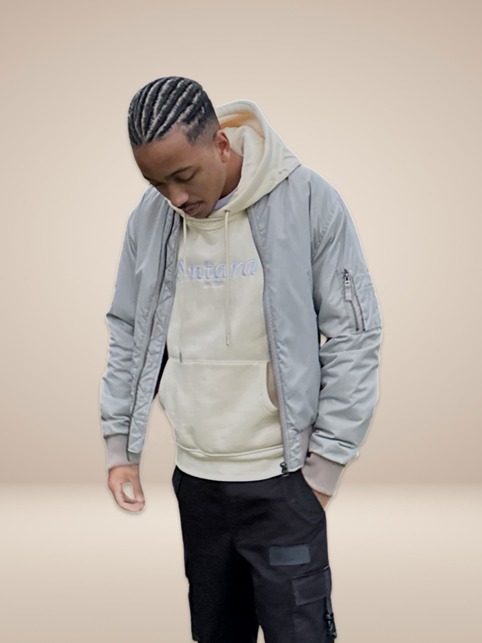 Beige Essence Hoodie - Antara