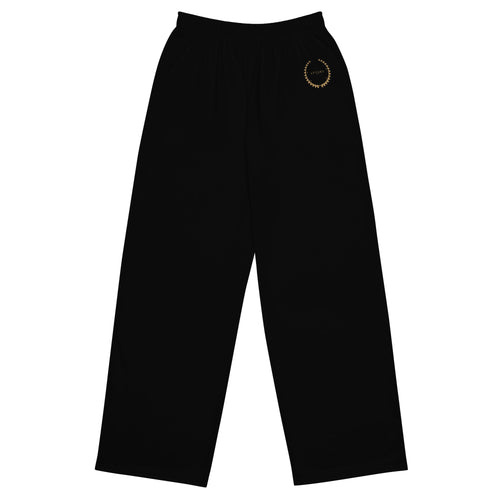 ANTARA Victor's Wreath straight-leg pant in black (front)