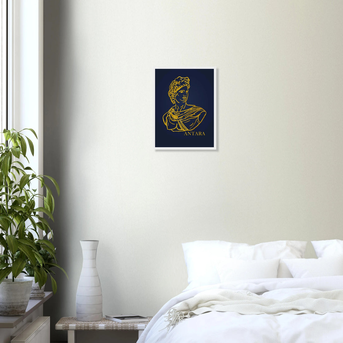 Apollo in Gold Framed Print