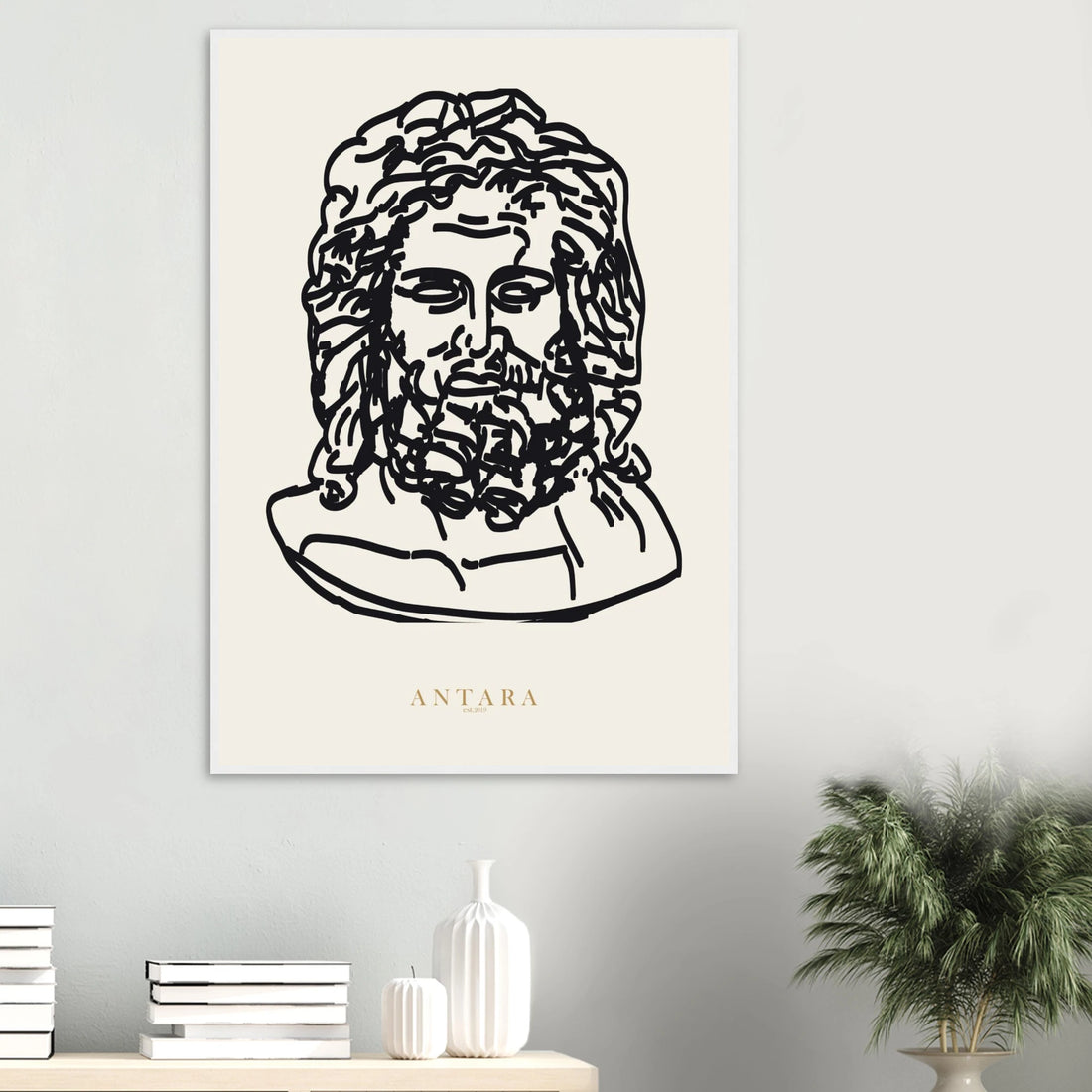 Zeus, In Line Framed Print