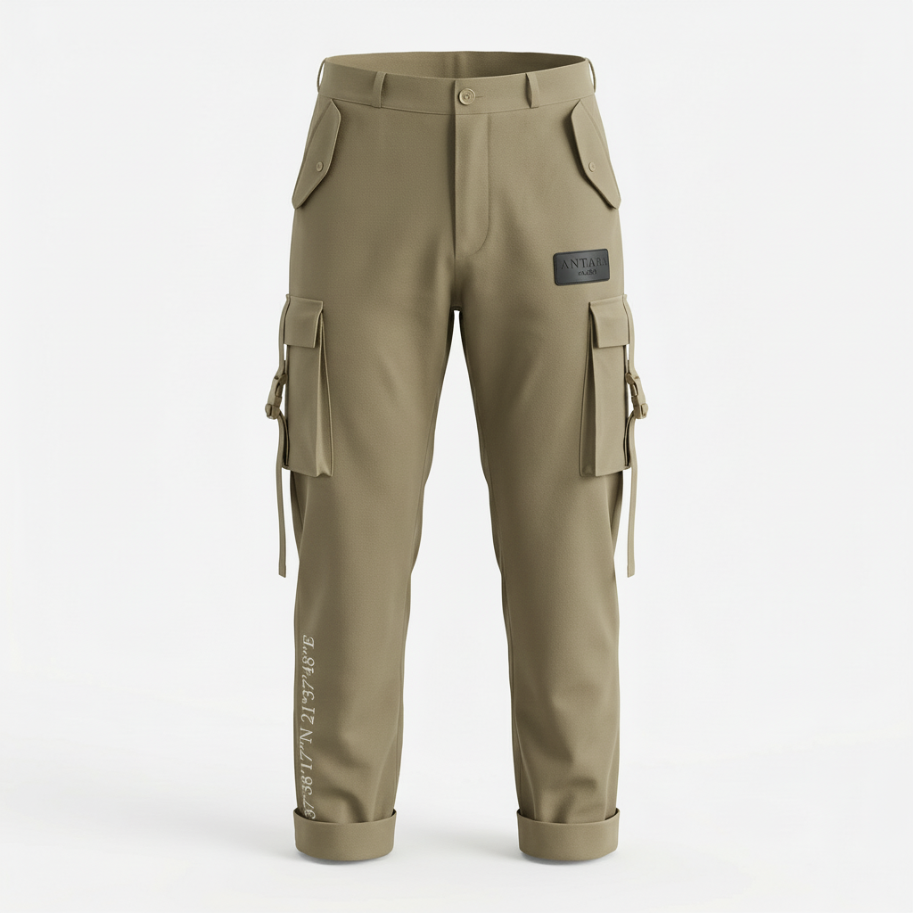Regular Fit Cuffed Cargo Trouser