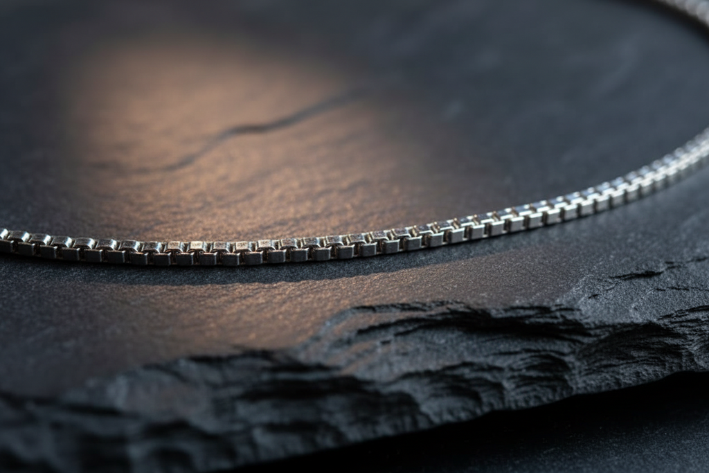 Echelon Box Chain in Sterling Silver