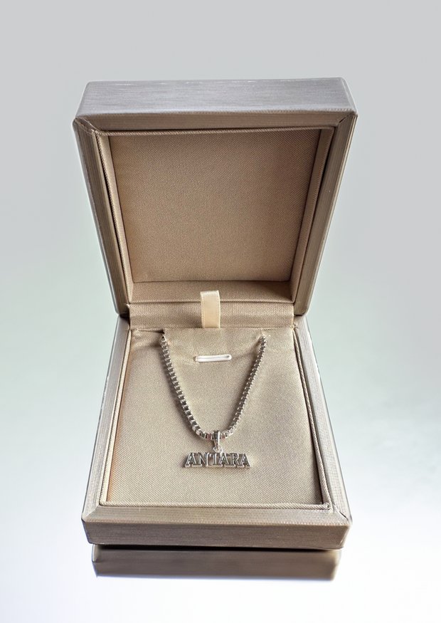 Box Chain Sterling Silver Necklace