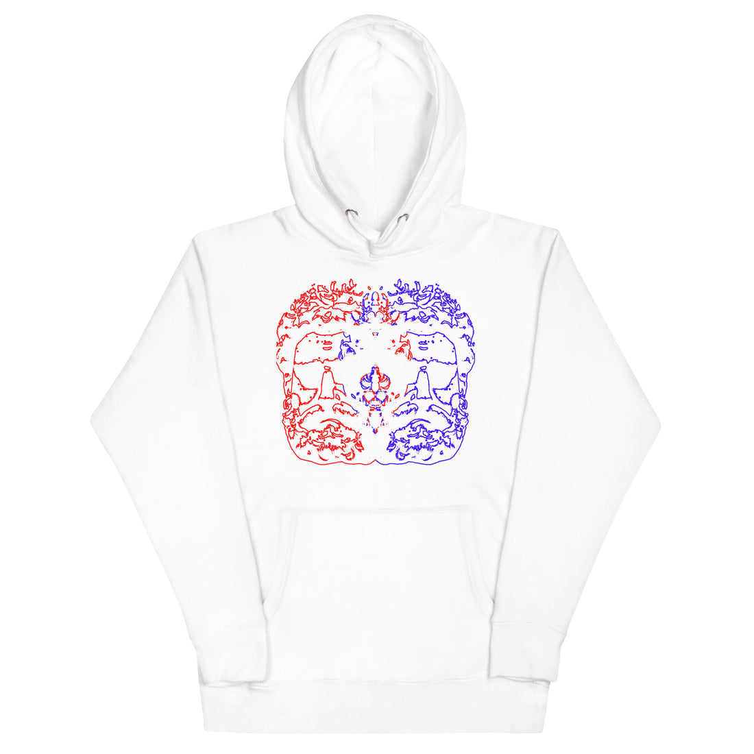 Double Zeus Hoodie — White